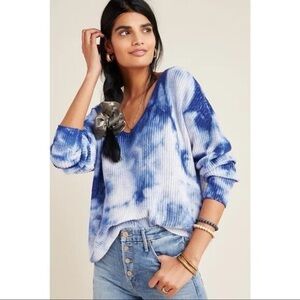 Anthropologie tie dye sweater